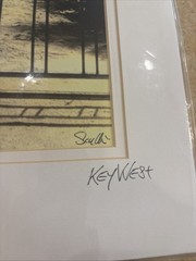Tony Scullin Key West Photo Matted Signed Coastal Art 11 X 14” NEW
