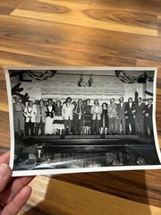 vintage black and white theatre photo