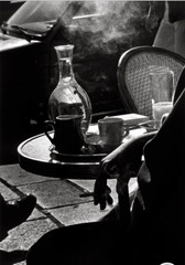 Ralph Gibson Untitled Photograph, Café Paris 1986