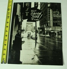 1969 Theater Marquee Large Format Photo Midnight Cowboy Downtown Pittsburgh Art
