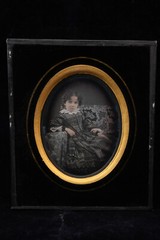 Daguerreotype, Portrait of a Girl, Quarter Plate 9x12cm