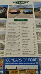 Classic And Sportscar Magazine AUGUST 2003 FORDS DREAM CARS