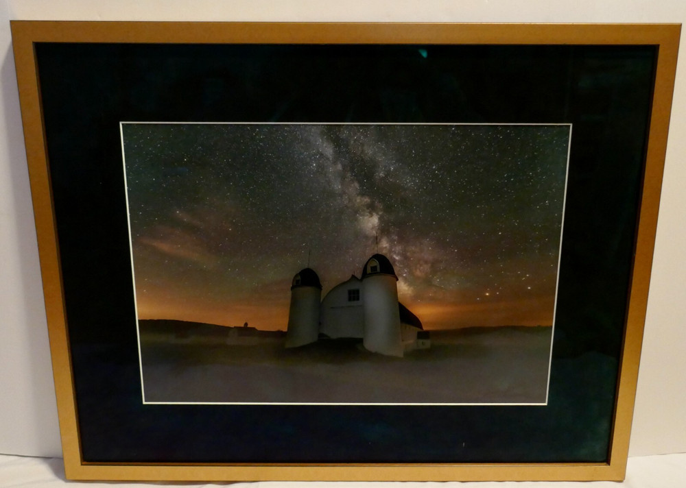 Steve Loveless Framed Photograph ~ Milky Way Above The D. H. Day Dairy Barn