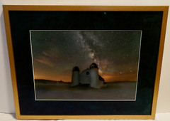 Steve Loveless Framed Photograph ~ Milky Way Above The D. H. Day Dairy Barn