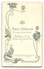 Photography Adolf Winkler, Görlitz, Berlinerstr. 12, Three Kids In Fine Dress