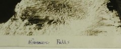 Vintage 3PC Lot WWII Era US B&W Photos NIAGARA FALLS Aerial View 7.5″ X 9.5″