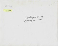 Tom Palazzolo Vintage Signed Photo «Motorcycle Blessing Stickney Illinois», 1964