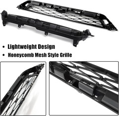 Front Bumper Upper & Lower Grille Assembly Fit for 2015-2019 Toyota 4Runner TRD/