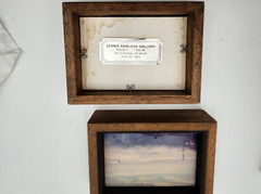 Vintage Dennis Barloga Gallery Framed Photograph San Francisco Golden Gate Beach