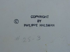 6 1950’S PHILIPPE HALSMAN PHOTOGRAPHS OF TALLULAH BANKHEAD, 3 W ORIGINAL STAMPS
