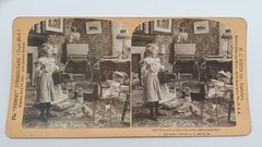 S840/ Stereo Photo Girl with Doll 1902