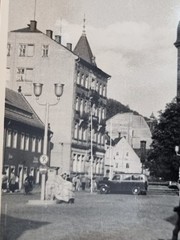 Bad Schandau 1958- Street, Shop. Car, Vintage Photo (S)