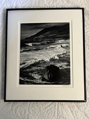 Winter Surf, Garrapata, Sur Coast, 1966 by American photographer Morley Baer