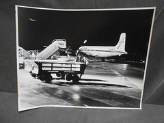 Vintage Retro Airplane Airport Airline Tarmac Art Photograph Photo Picture