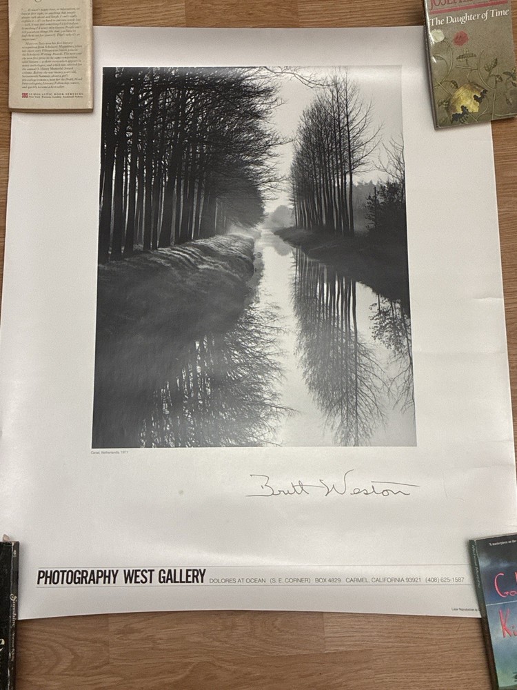 Brett Weston “Canal Netherlands 1971” Photography West Gallery Poster Print