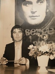 Analog Photo 1960 Serge Lama 30x40CM