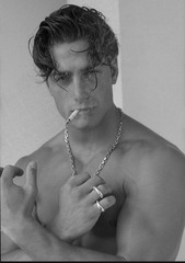 90′ male models photos printed from original negative
