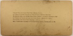 USA California Yosemite Cascade 1884 Photo Stereo Vintage Album