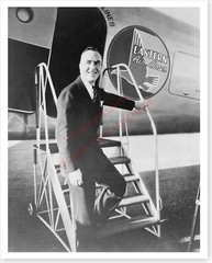 Medal Of Honor Eddie Rickenbacker Eastern Airlines Silver Halide Photo