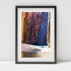 The Narrows Photography Zion National Park Zion Canyon Wall Art Printed Photo