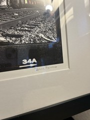 Art Graffiti TrainTrack Photography Kodak Matted/Framed Signed Bruce Reinfeld