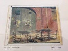 3 Cherie Lester Washington DC Eastern Market Hand Colored Framed Art Photographs