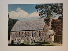 CHURCH CEMETERY ORIGINAL SIGNED ART PHOTO COLOR STETTNER VTG MATTE NJ CAMERA