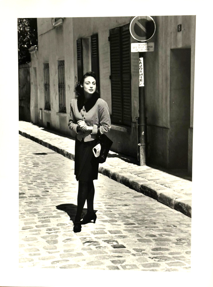 Fashionable Parisian Woman on Street Photograph-C. 1990s-Mark Bugzester