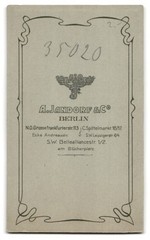 Photograph A. Jandorf & Co., Berlin, Grosse Frankfurterstrasse 113, Musik-Unt