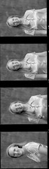 1 roll 15 negatives black & white medium format Kodak TMAX film sexy pinup