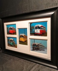 Kenosha Wisconsin Streetcar Electric Rail Car Photography Collage 18x 28″ Signed