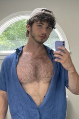 [F105] Male Model Showing Off Body To Viewer Fine Art Hunky Physique