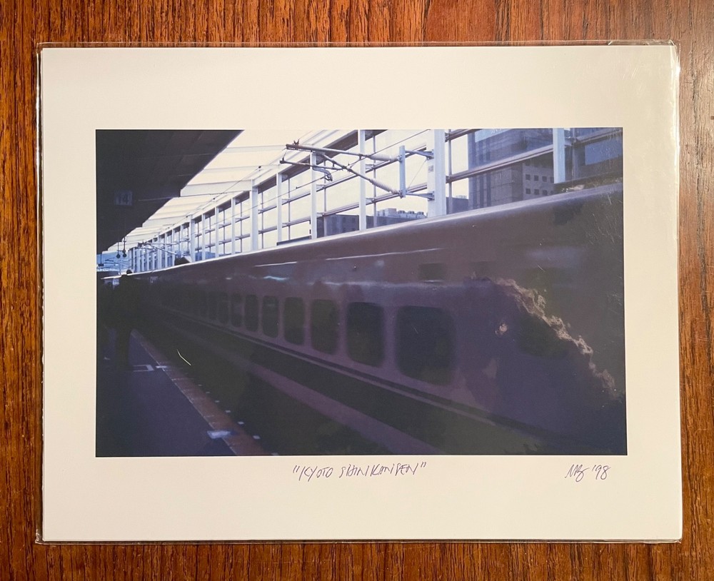 Original photographic print «Kyoto Shinkansen» by Michael Blumenstock