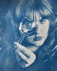 Cyanotype – Original Handmade Fine Art Photo – Abstract Portrait – Adam’s Lilith