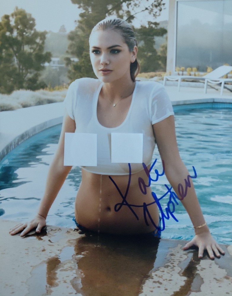 KATE UPTON V.S., Playboy & SI Model Hand Signed 8×10 Autograph Photo ACC COA
