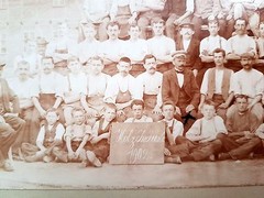 Cabinet Photo Photo from 1902 15cm x 22cm Professions Carpenters Group Picture (F16292