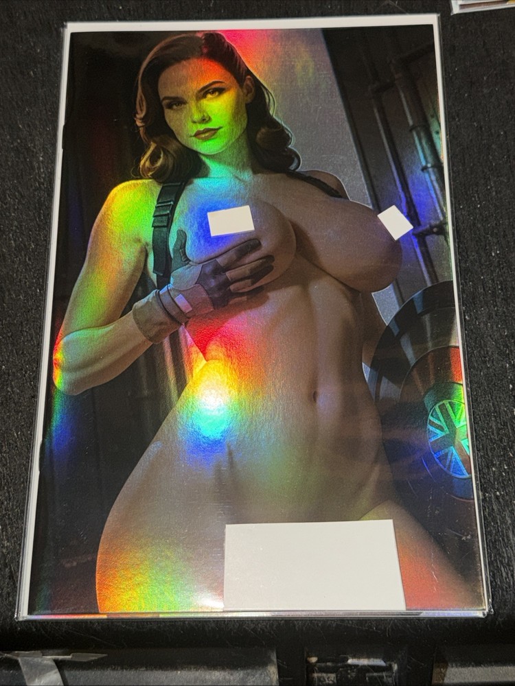 CPT America Peggy Carter Cosplay Bangers Virgin FOIL Var Ltd 10 Extremely RARE