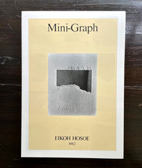 Rare EIKOH HOSOE MINI-GRAPH BROCHURE 1982 4-Page Folder 25 Photograph Examples