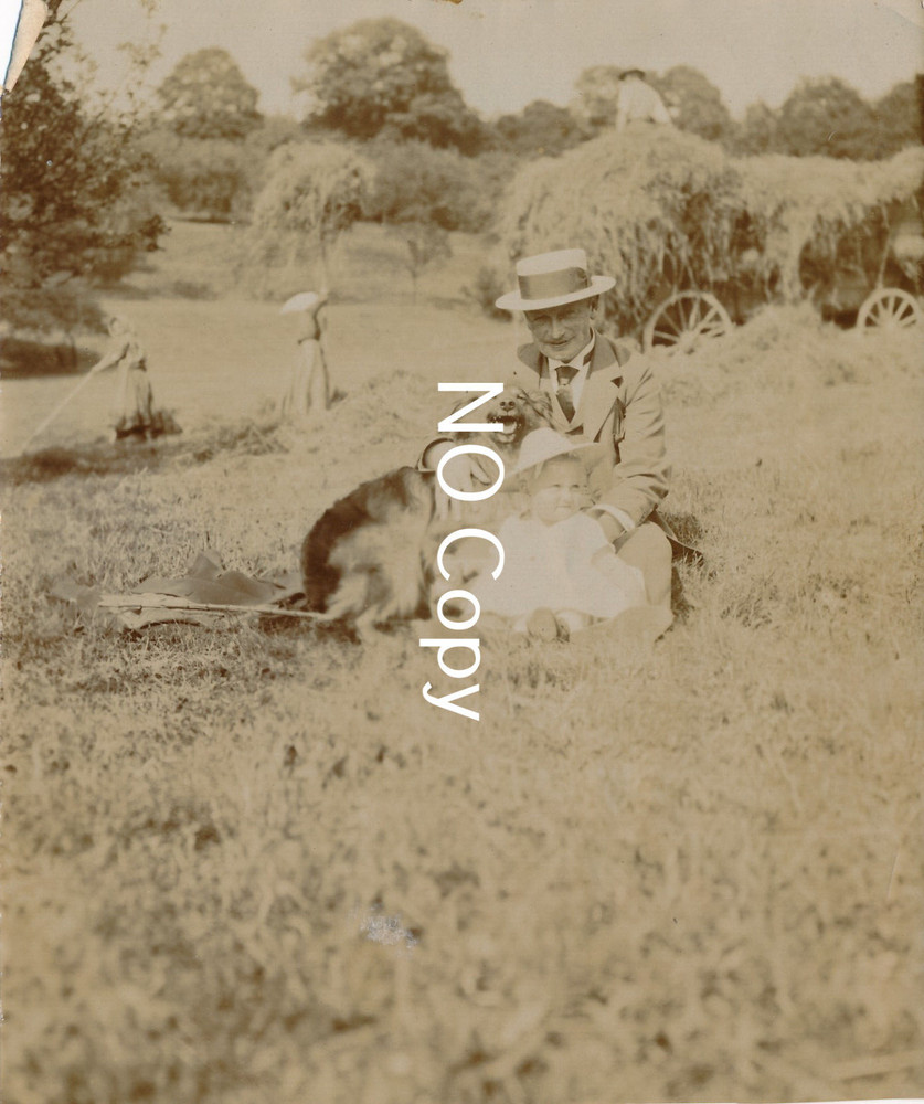 Photo Royal House of Saxony Prince Friedrich August of Saxony with Prince 1904 x123