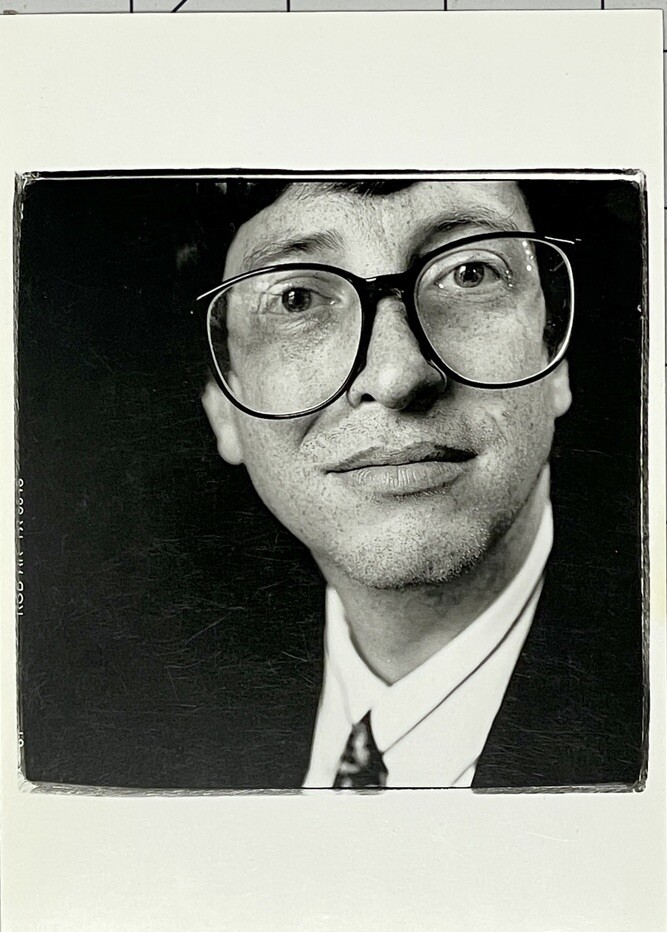 Bill Gates London 1992 – Photo By Steve Pyke – Fotofolio Art Card 2000