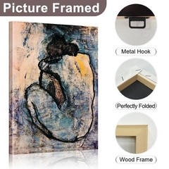 ALMLZL Canvas Wall Art Prints Pablo Picasso Blue Nude Poster Famous Painting …