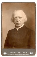 Expressive photograph of elderly gentleman, reminiscent of Franz Liszt, Kullrich 104