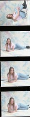 1 roll (14 negatives) of color medium format Kodak VPS sexy pin ups
