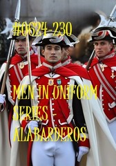 MALE PORTRAIT #0624-230-men in uniform -spanish royal guard series -freeShipUSA