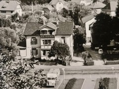 Bad Herrenalb in the Black Forest – Main Street, Post Office, Pharmacy – Old Photo 1963 (0)