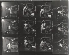 Man w/ Flanders Antique Car R HENDRICKSON Negatives & Photo Contact Sheet R28