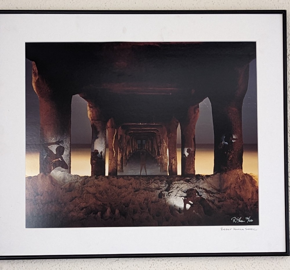 ‘Under the Manhattan Beach Pier No. 2’ photograph signed by Robert Kawika Sheer