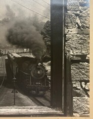 Original JAMES P GALLAGHER ‘The Parting’ TRAINS B&O Railroad Gelatin PHOTOGRAPH