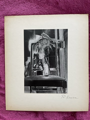 Vintage ABSTRACT ART PHOTOGRAPHY Signed Richard Komara 1970’s HAND LOCK CHAIR 22