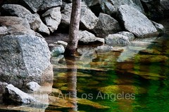 Neil Reichline Photo, «Quiet Rocks In River Pool» Yosemite